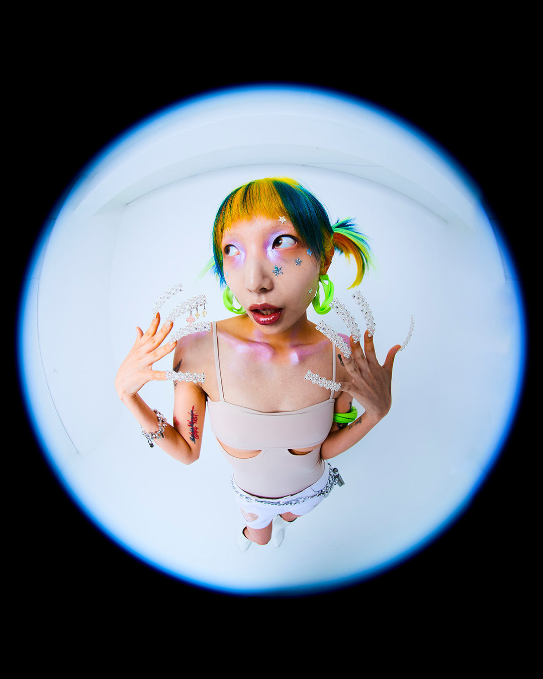 DOJA Argollas Black Metallic Effect